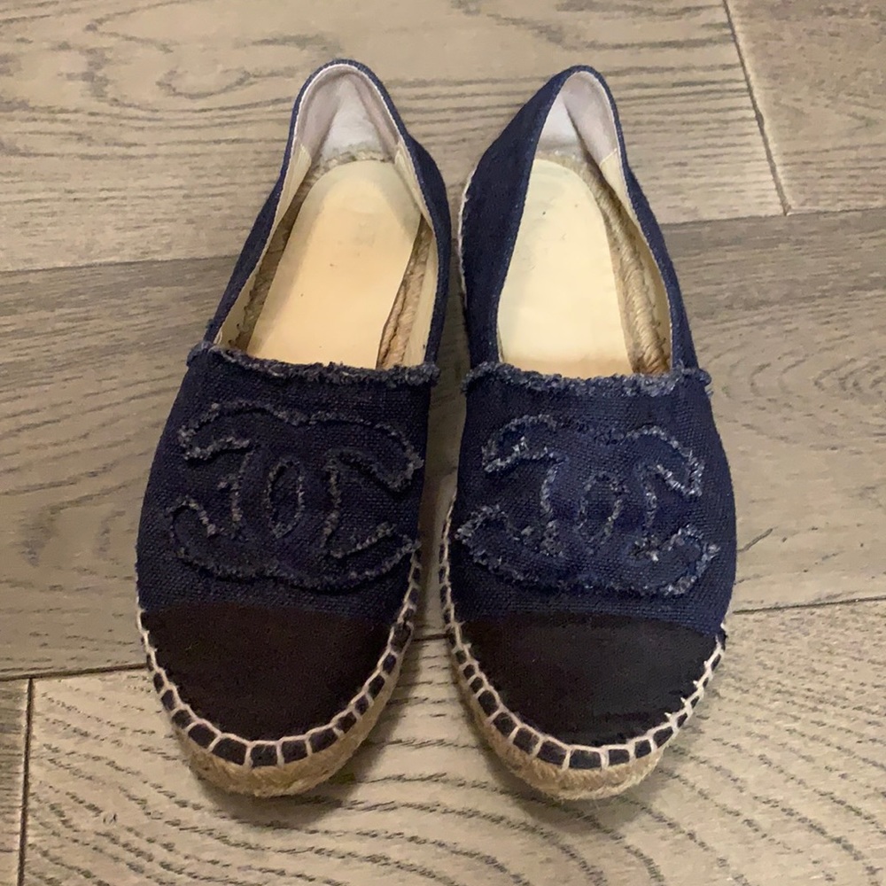 Chanel Espadrille denim